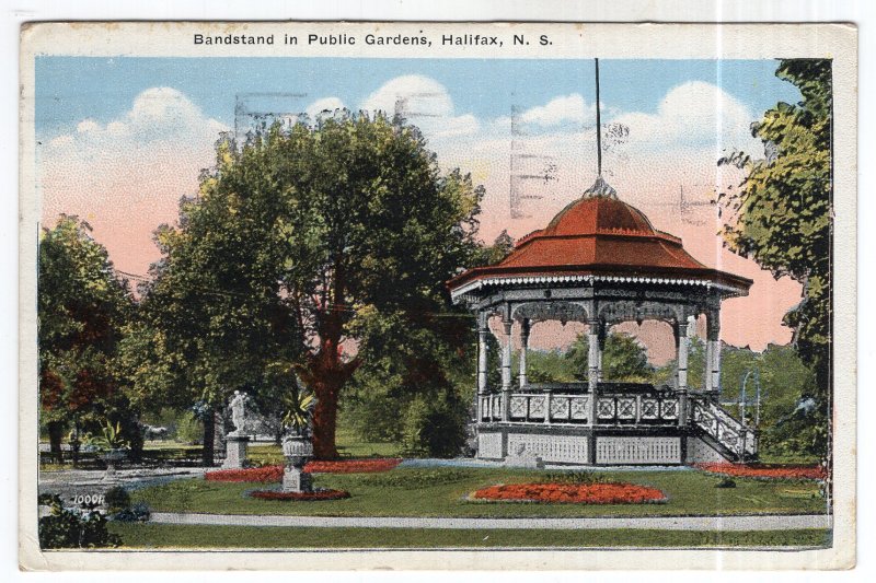 Halifax, N.S., Bandstand in Public Gardens