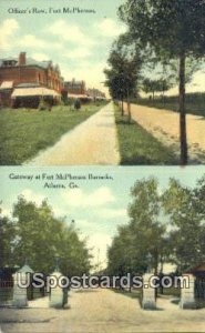 Officer's Row, Fort McPherson - Atlanta, Georgia GA