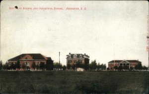 Aberdeen South Dakota SD Northern Normal & Industrial School c1910 Postcard