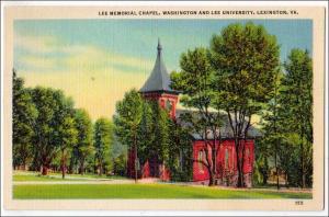 Lee Memorial Chapel, Washington & Lee Univ. Lexington VA