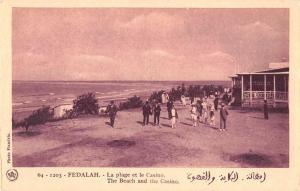 Fedalah Morocco Beach and the Casino Antique Postcard J72797