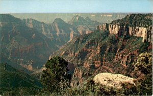 Grand Canyon Arizona Uncle Jims Point Geo Mc Co Murray Utah Colorado postcard