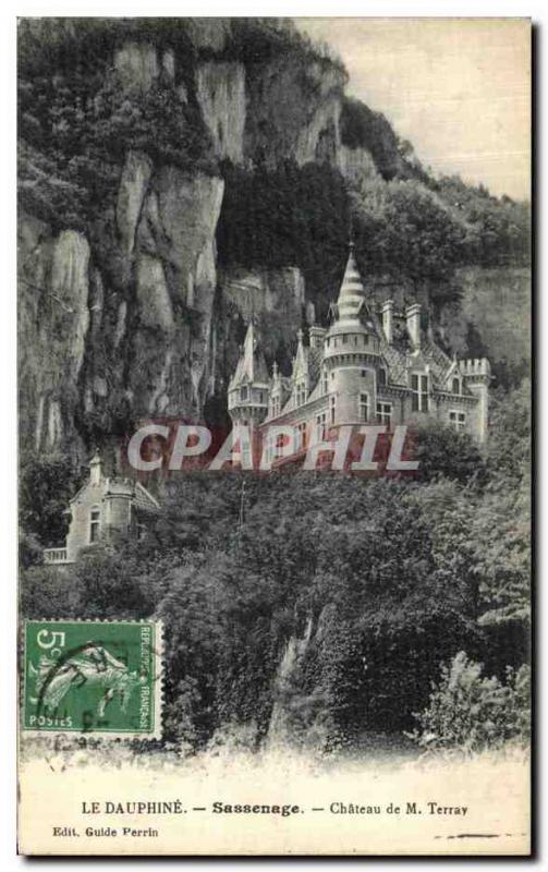 Old Postcard The Dauphine Sassenage Chateau M Terray