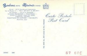 Canada, Quebec, Montreal, Barbara Motel