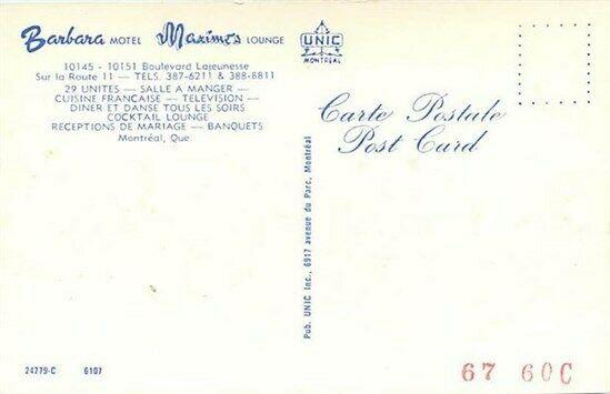 Canada, Quebec, Montreal, Barbara Motel