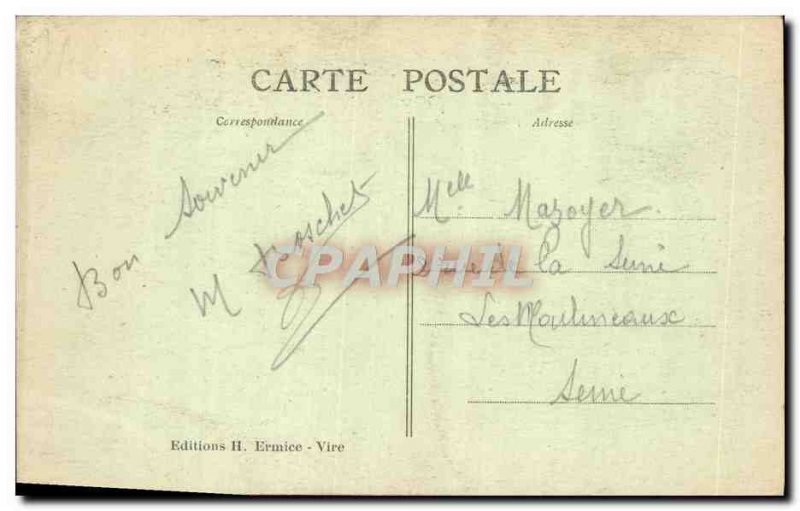Old Postcard Vire Vire Vire