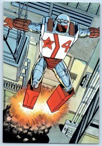 1988 Rocket Red Green Lantern Kilowog American Super Heroes Vintage Postcard