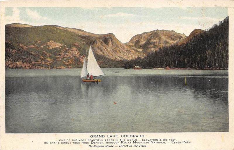 Colorado ,  Grand Lake    ( Burlington Route Railroad )