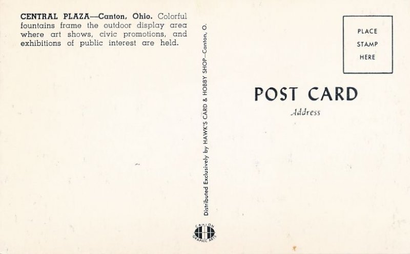 Fountain at Central Plaza - Canton, Ohio