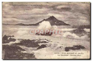 Postcard Ancient Britain Val Andre (North Coast) Verdelet The Big Sea