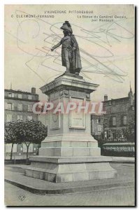 Old Postcard Picturesque Auvergne Clermont Ferrand The statue of General Desaix