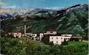 Vtg Alaska AK McKinley Park Hotel Mount Denali Postcard