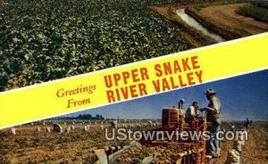Greetings from - Upper Snake River Valley, California CA  