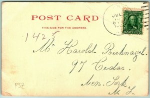Lake Paugus Weirs Lake Winnipesaukee NH 1906 Detroit Publishing UDB Postcard D14