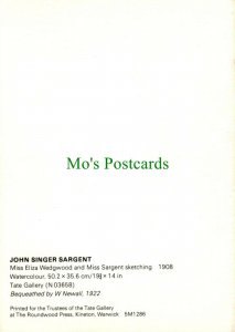 Art Postcard - John Singer Sargent - Miss Eliza Wedgwood  RR10161