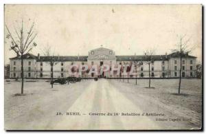 Old Postcard Rueil barracks of the 16th Army Artillery Battalion