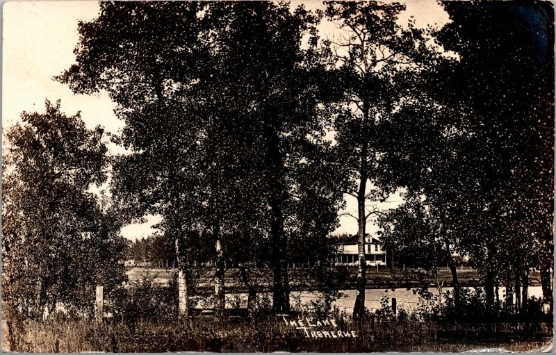 Real Photo Postcard The Lake Treaerue Massachusetts~136629