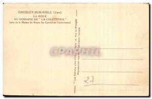 Grosley sur Risle - The Risle - Old Postcard