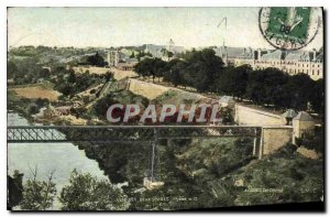 Old Postcard View of Deux Sevres Thouars General view