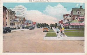 New Jersey Belmar Scene Along 10th Avenue 1934