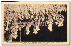 Old Postcard From Caves Lacave Between Souillac and Rocamadour coral shaped s...