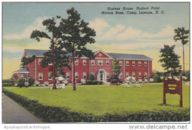 Hostess House Hadnot Point Marine Base Camp Lejeune North Carolina 1952