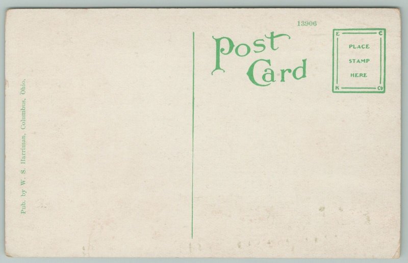 Columbus Ohio~Grant Hospital~c1910 Postcard