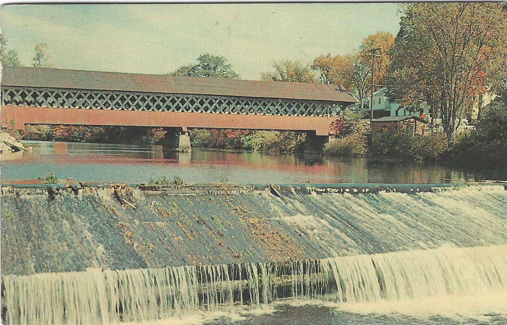 Posted 1961, Covered Bridge, West Swanzey, New Hampshire Topics