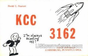 David C. Paioletti, KCC 3162 - Harrisburg, Pennsylvania PA Postcard