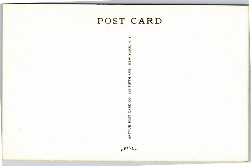 Postcard WI Eagle River Chippewa Ranch Camp horseback trail riders