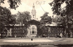 New Jersey Princeton University Nassau Hall Albertype