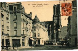 CPA REIMS - Cours J.-B-Langlet vers la Cathédrale (245285)