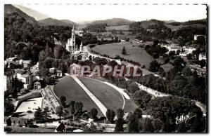Old Postcard Lourdes Basilica the Underground