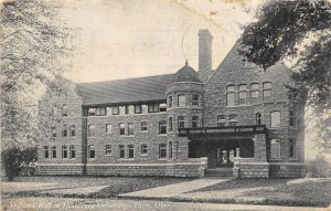 Tiffin Ohio 1908 Postcard Willard Hall at Heidelberg University