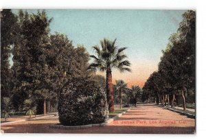 Los Angeles California CA Postcard 1907-1915 St. James Park