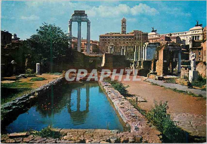 Postcard Modern Roman Forum Roma