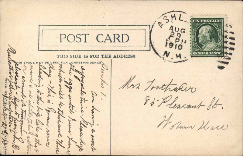 HOLDERNESS NH Squam River c1910 Postcard