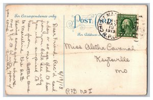 c1913 Postcard If You Wan't To Have A Good Time Come To Marceline MO Missouri 