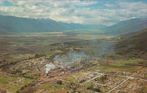 Canada Aerial View Creston British Columbia