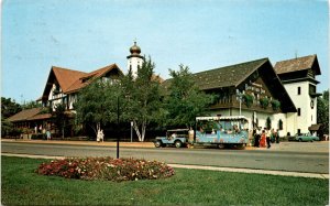 Frankenmuth, Bavarian Inn, Wetter Haus Glockenspiel, Onion Tower, Bav Postcard