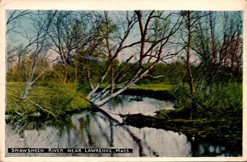 Massachusetts Lawrence The Shawsheen River 1915