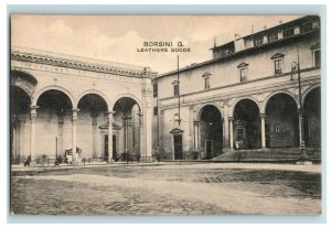 C. 1910-20 G. Borsini Leather Goods Florence, Italy Postcard F30