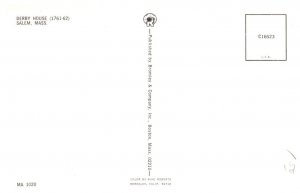 Derby House Salem Massachusetts Postcard