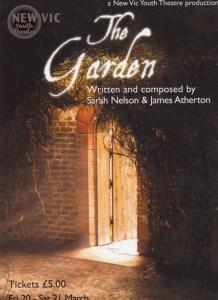 The Garden Sarah Nelson Play New Vic Theatre Gala Poster Postcard Style Card