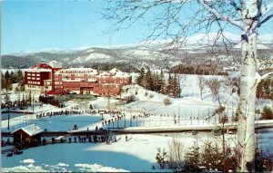 Skiing Winter Ski School Gray Rocks Inn St Jovite Quebec Canada UNP VTG Postcard