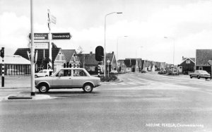 Nieuwe Pekela Netherlands Onstwedderwag Street Scene Real Photo PC AA109484