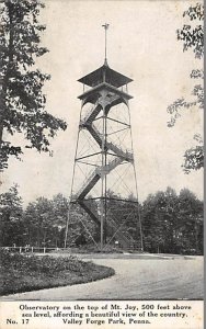 Observatory on top Mt. Joy Valley Forge, Pennsylvania PA  