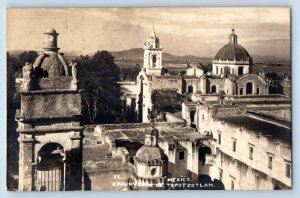 Mexico Mexico Postcard Ex-convent of Tepotzotlan 1946 Vintage RPPC Photo