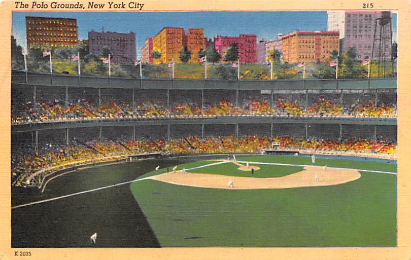 Polo Grounds, New York City, USA Home of the New York Giants, Baseball  Stadiu | Topics - Sports - Baseball, Postcard