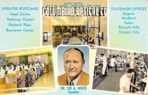 Portland Oregon Columbia Optical Multiview Antique Postcard K107100